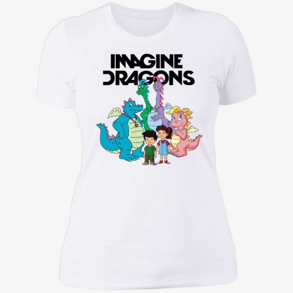 Imagine Dragons Dragon Tales Ladies Boyfriend Shirt