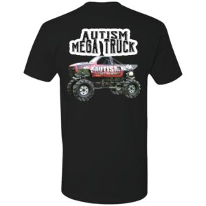 [Back] Autism Mega Truck Premium SS T-Shirt