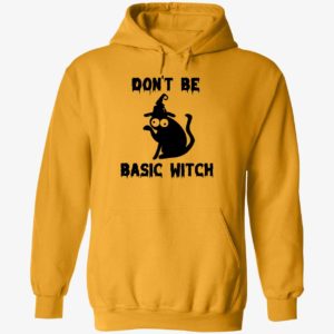 Black Cat Dont Be Basic Witch Shirt 2 1