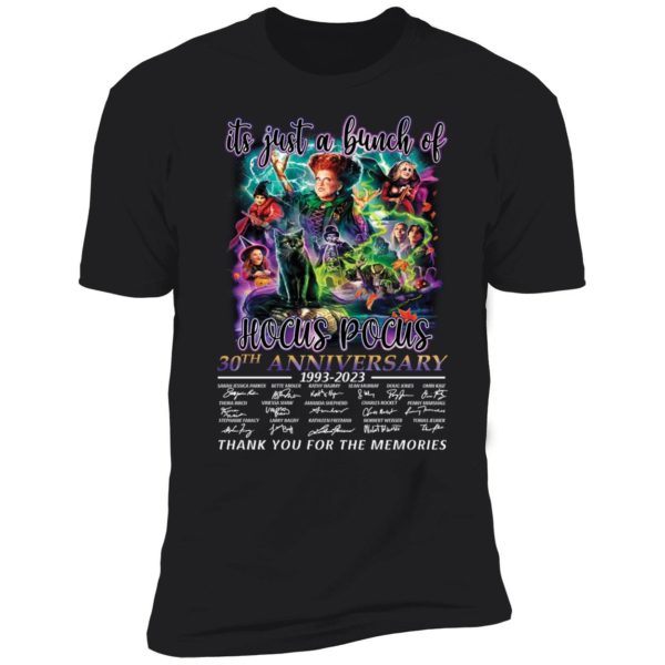 It's Just A Bunch Of Hocus Pocus 30th Anniversary 1993-2023 Premium SS T-Shirt