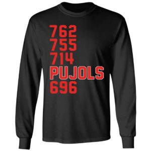 Albert Pujols 4th All Time Long Sleeve Shirt