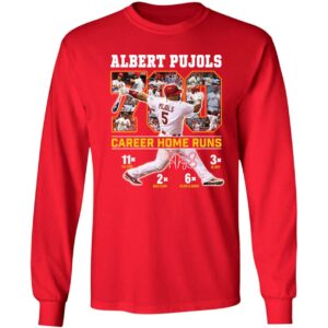 Albert Pujols 700 Career Home Runs Long Sleeve Shirt