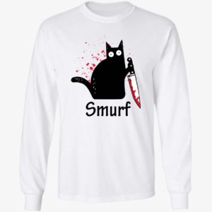 Black Cat Smurf Long Sleeve Shirt