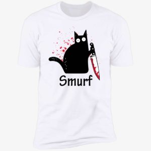 Black Cat Smurf Premium SS T-Shirt