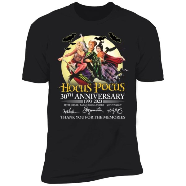 Hocus Pocus 30th Anniversary 1993 2023 Thank You For The Memories Premium SS T-Shirt