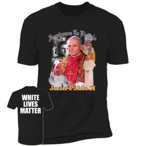 [Front + Back] Kanye West White Lives Matter Premium SS T-Shirt
