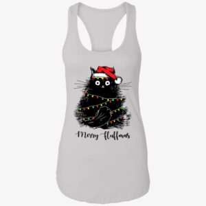 Black Cat Merry Fluffmas Christmas Shirt 7 1