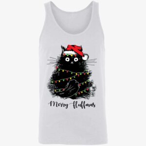 Black Cat Merry Fluffmas Christmas Shirt 8 1