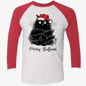 Black Cat Merry Fluffmas Christmas Shirt 9 1