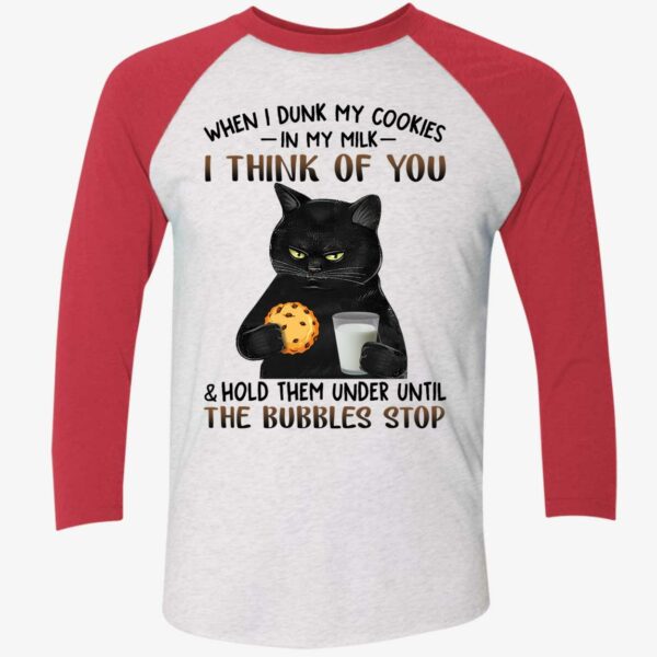 Black Cat When I Dunk My Cookies In My Milk I Think Of You Shirt 9 1