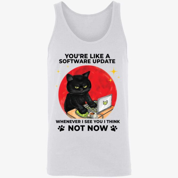 Black Cat Youre Like A Software Update Whenever I See You I Think Shirt 8 1