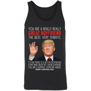 Great Boyfriend Trump Merry Christmas 2022 Shirt 8 1