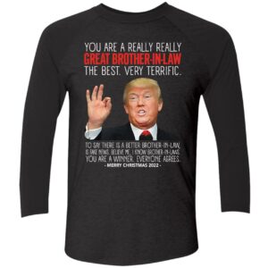 Great Brother In Law Trump Merry Christmas 2022 Shirt 9 1