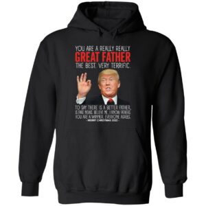 Great Father Trump Merry Christmas 2022 Hoodie