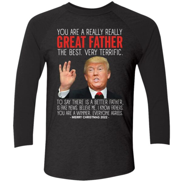 Great Father Trump Merry Christmas 2022 Shirt 9 1