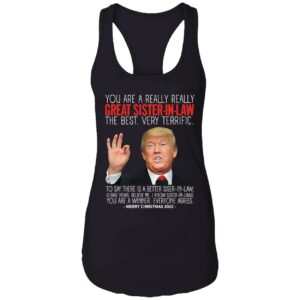 Great Sister In Law Trump Merry Christmas 2022 Shirt 7 1