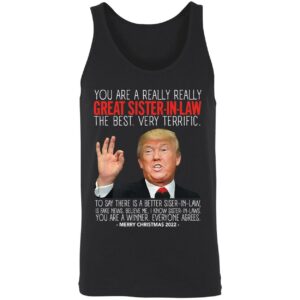 Great Sister In Law Trump Merry Christmas 2022 Shirt 8 1