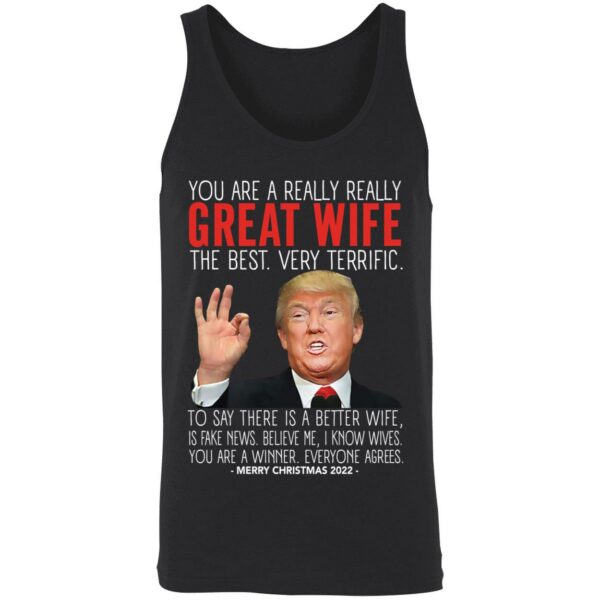 Great Wife Trump Merry Christmas 2022 Shirt 8 1
