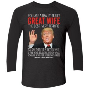 Great Wife Trump Merry Christmas 2022 Shirt 9 1