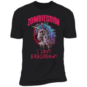 Zombiecorn I Love Brainbows Premium SS T-Shirt