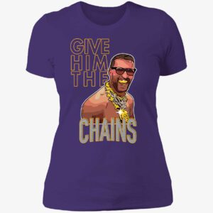 Kirk Cousins Give Him The Chains Ladies Boyfriend Shirt