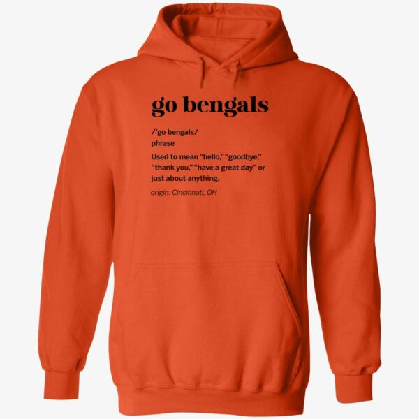 Go Bengals Definition Cincinnati Bengals Shirt 2 1