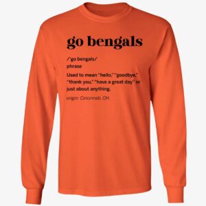Go Bengals Definition Cincinnati Bengals Shirt 4 1