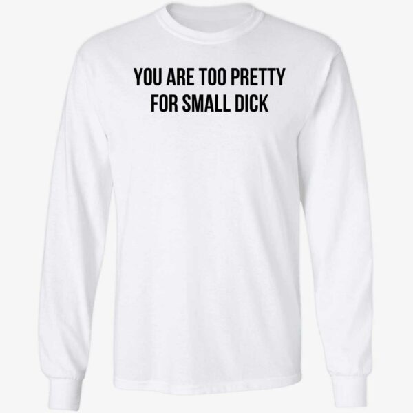 You Are Too Pretty For Small Dick Shirt 4 1