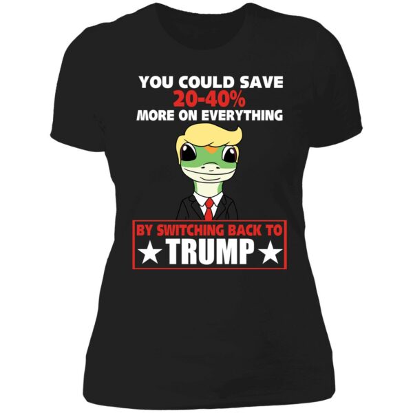 You Could Save 20 40 More On Everything By Switching Back To Trump Shirt 6 1