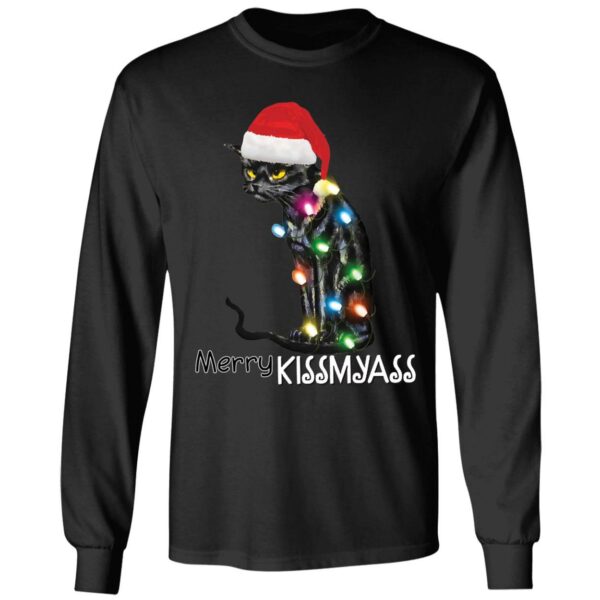 Black Cat Merry Kissmyass Shirt 4 1