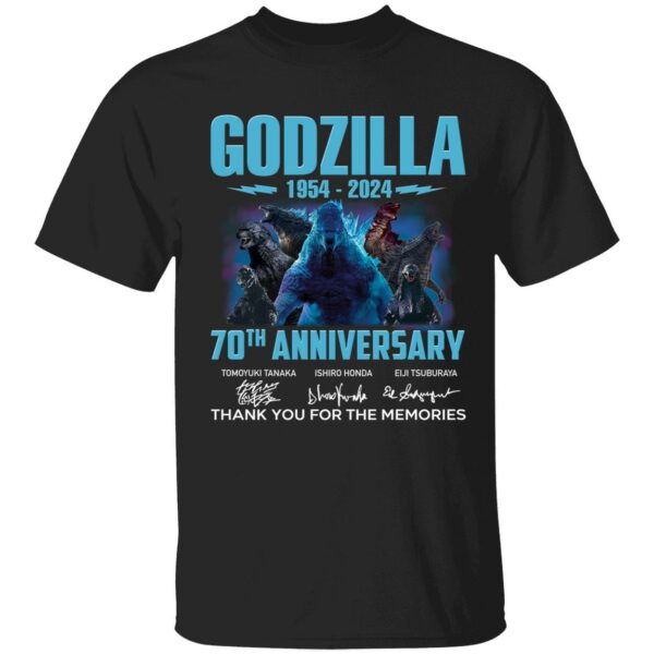 Godzilla 1954 2024 70th Anniversary Thank You For The Memories Shirt 1 1