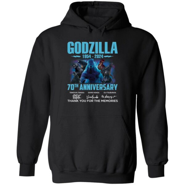 Godzilla 1954 2024 70th Anniversary Thank You For The Memories Shirt 2 1