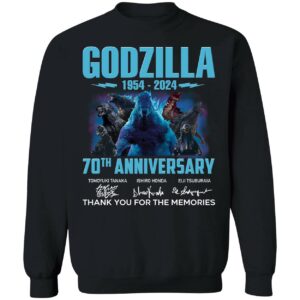 Godzilla 1954 2024 70th Anniversary Thank You For The Memories Shirt 3 1
