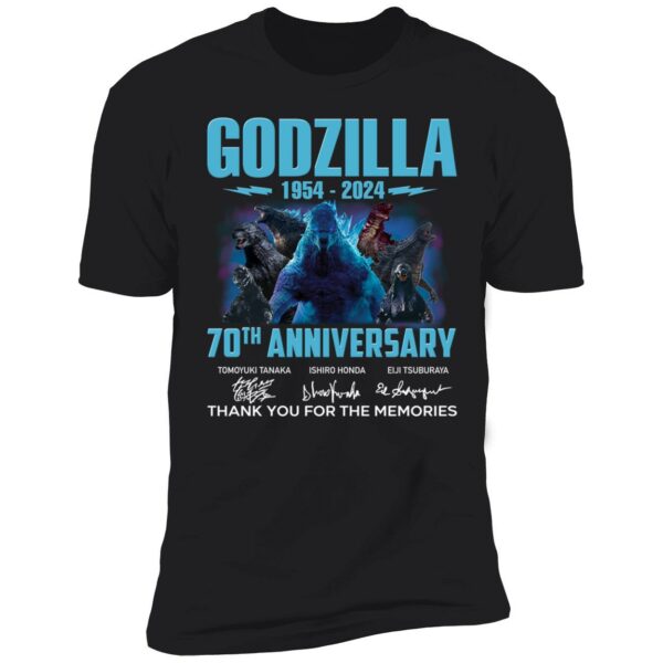 Godzilla 1954 2024 70th Anniversary Thank You For The Memories Shirt 5 1