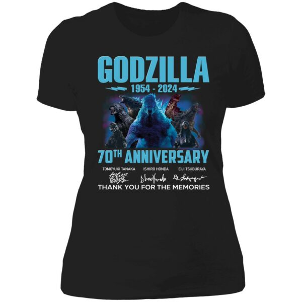 Godzilla 1954 2024 70th Anniversary Thank You For The Memories Shirt 6 1