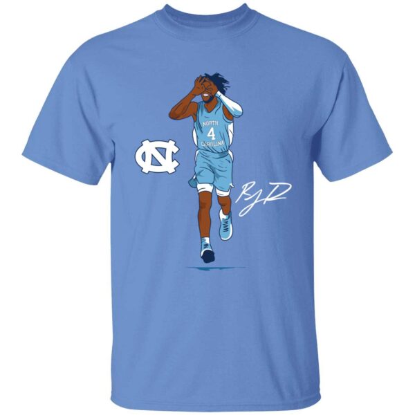 Unc Basketball R.j Davis Superstar Pose Shirt 1 1