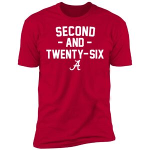 Alabama Football 2nd 26 Shirt 5 1