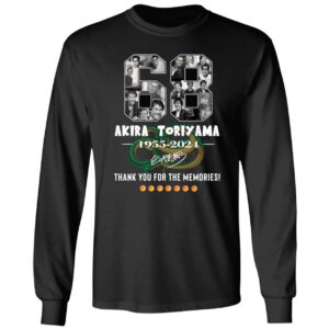 Akira Toriyama 1955 2024 Thank You For The Memories Shirt 4 1