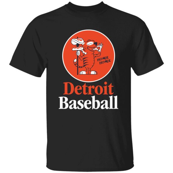 Detroit Baseball Pizza Spear Shirt 1 1