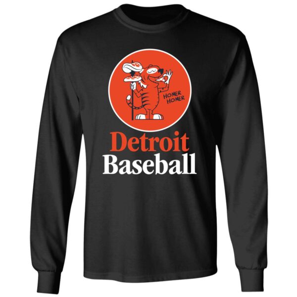 Detroit Baseball Pizza Spear Shirt 4 1
