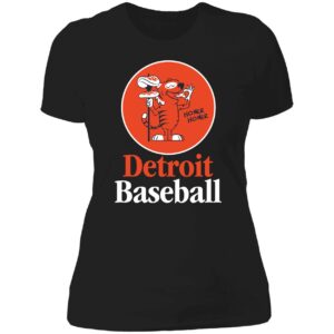Detroit Baseball Pizza Spear Shirt 6 1