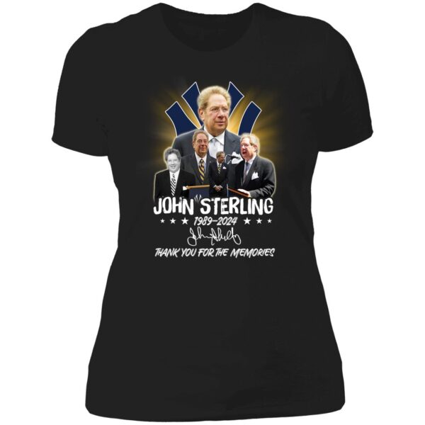 John Sterling 1989 2024 Thank You For The Memories Shirt 6 1