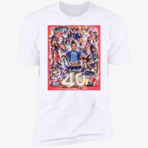 Usa 2024 Paris Olympics 40 Gold Medals Long Sleeve Shirt Usa 2024 Paris Olympics 40 Gold Medals Premium SS T-Shirt