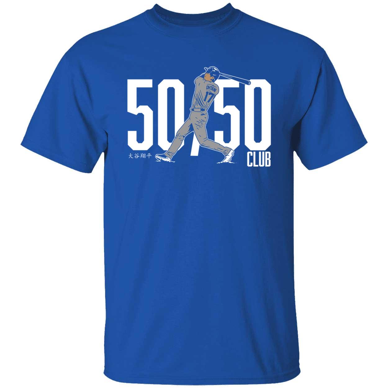 50/50 Club Shohei Ohtani Long Sleeve Shirt 50 50 Club Shohei Ohtani Shirt 1 1