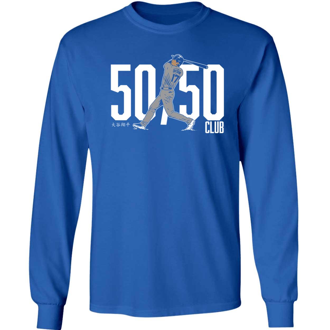 50/50 Club Shohei Ohtani Long Sleeve Shirt 50/50 Club Shohei Ohtani Long Sleeve Shirt