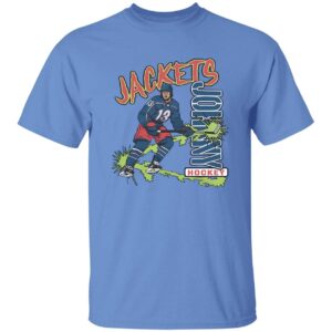 Blue Jackets Johnny Gaudreau Hoodie Blue Jackets Johnny Gaudreau Shirt 1 1