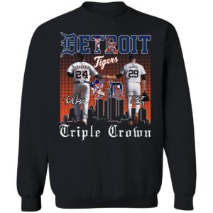 Detroit Tigers Cabrera Skubal Triple Crown Premium SS T-Shirt Detroit Tigers Cabrera Skubal Triple Crown Shirt 3 1