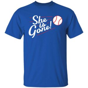 Los Angeles Baseball She Is Gone Ladies Boyfriend Shirt Los Angeles Baseball She Is Gone Shirt 1 1