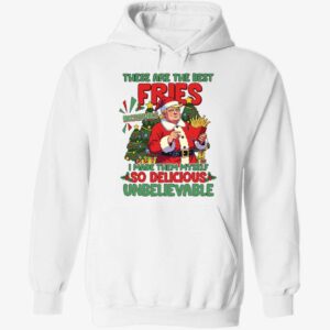 Santa Trump Mcdonalds These Are The Best Fries I Made Them Myself Christmas Ladies Boyfriend Shirt Santa Trump Mcdonalds These Are The Best Fries I Made Them Myself Christmas Shirt 2 1