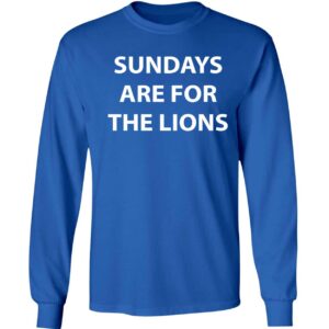 Sundays Are For The Lions Ladies Boyfriend Shirt Sundays Are For The Lions Shirt 4 1